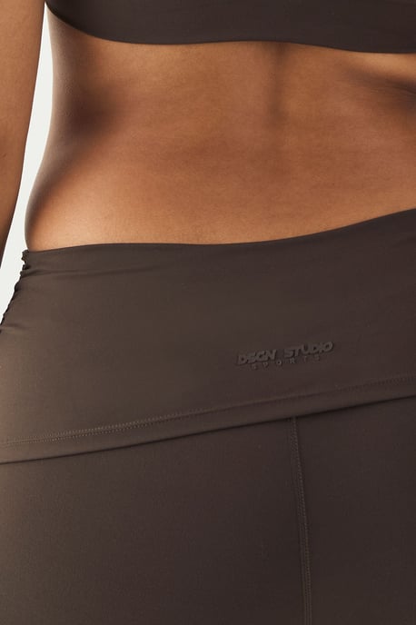 DSGN Studio Sculpt Fold Over Waistband Flared Legging - Image 4