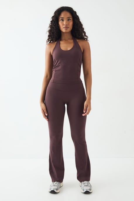 DSGN Studio Petite High Waist Sculpt Yoga Flared Legging - Image 5