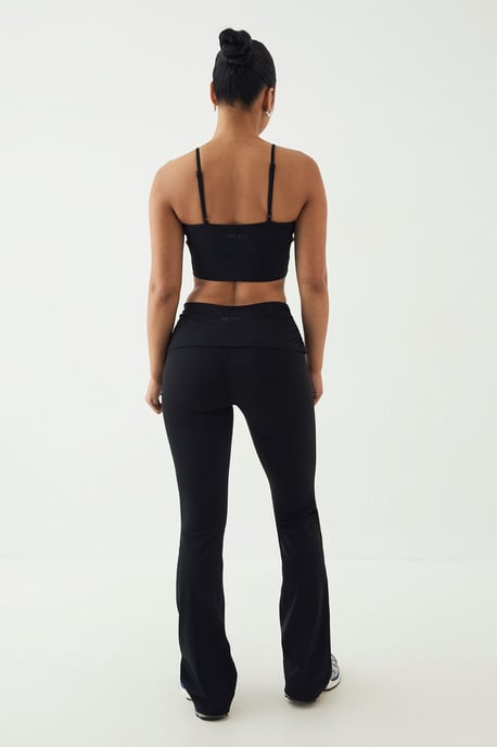 DSGN Studio Sculpt Fold Over Waist Flared Legging - Image 2