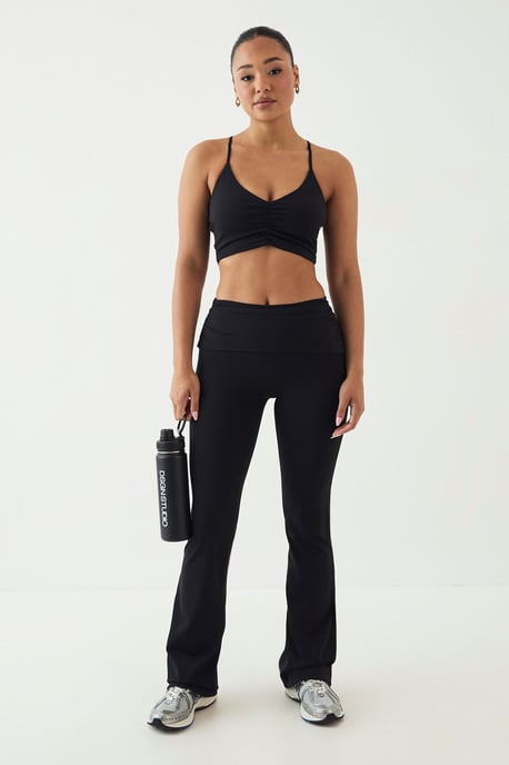 DSGN Studio Sculpt Fold Over Waist Flared Legging - Image 5