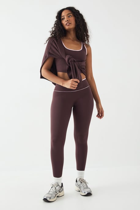 DSGN Studio Sports Sculpt Contrast Piping High Waist Legging - Image 1