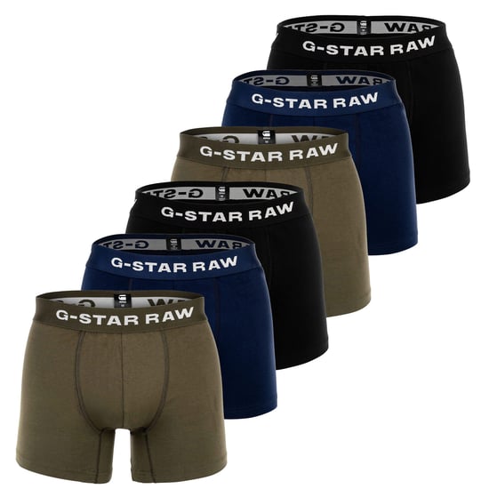 G Star Raw Boxer Briefs 6 Pack Boxershorts - Image 1