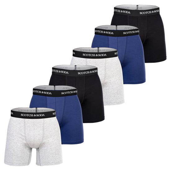 Scotch & Soda Solid Cotton Stretch Boxershorts - Image 1