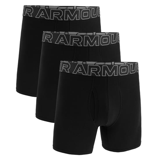 Under Armour Ua Performance Cotton - Solid 6 In 3Pk Boxershorts - Image 1