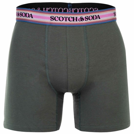Scotch & Soda Solid Cotton Stretch Boxershorts - Image 2