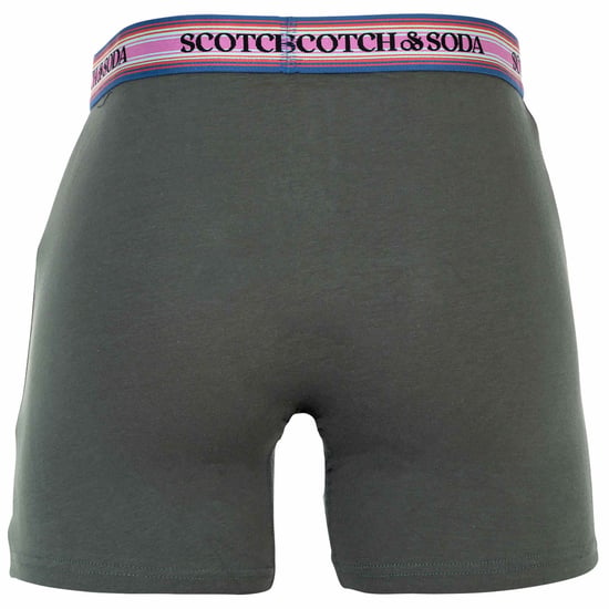 Scotch & Soda Solid Cotton Stretch Boxershorts - Image 3