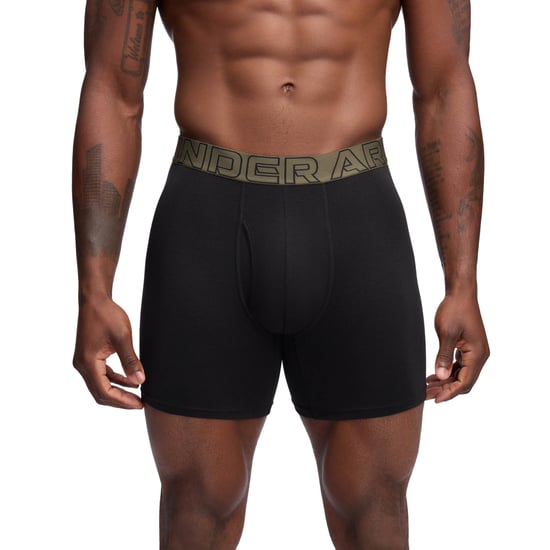 Under Armour Ua Performance Cotton - Solid 6 In 3Pk Boxershorts - Image 4