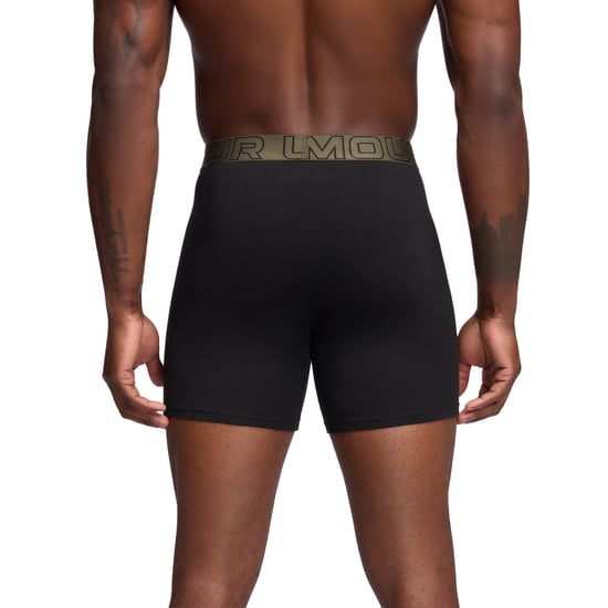 Under Armour Ua Performance Cotton - Solid 6 In 3Pk Boxershorts - Image 5