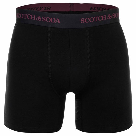 Scotch & Soda Solid Cotton Stretch Boxershorts - Image 4