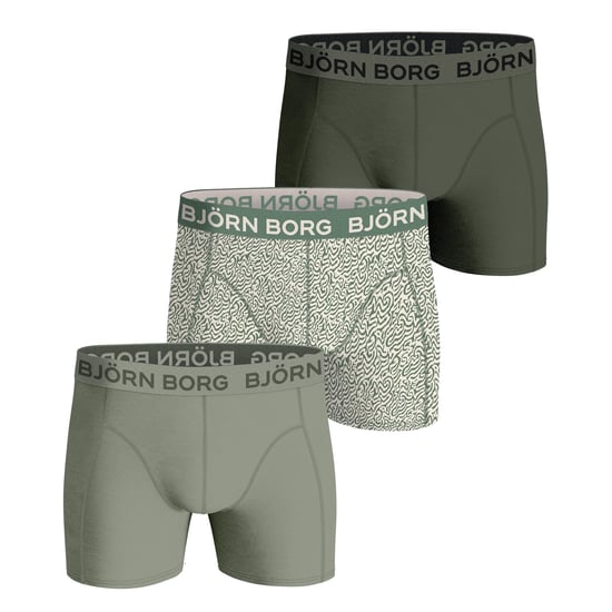 Bjorn Borg Cotton Stretch Boxer Trunks 3P Boxershorts - Image 1