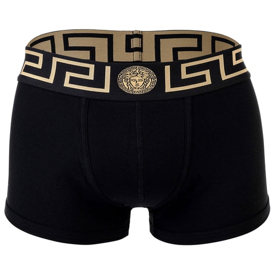Versace Bi-Pack Trunk Jersey Topeka Bi-Stretch Cotton Organic New Logo Boxershorts - Image 2