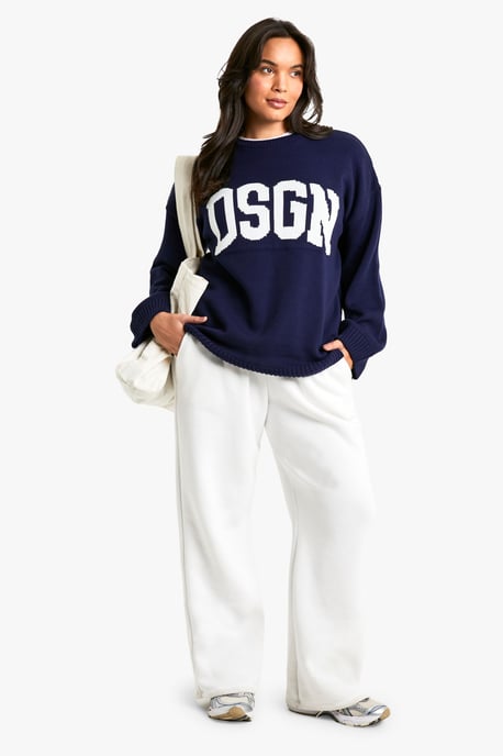 Plus DSGN Studio Crew Neck Knitted Jumper - Image 3