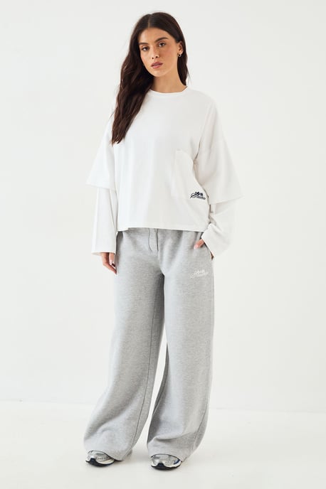 DSGN Studio Faux Layer Sleeve T-Shirt - Image 3