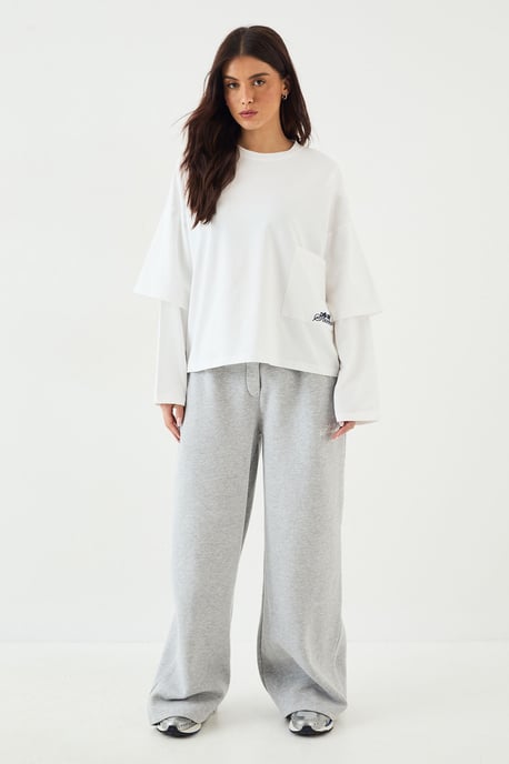 DSGN Studio Faux Layer Sleeve T-Shirt - Image 5