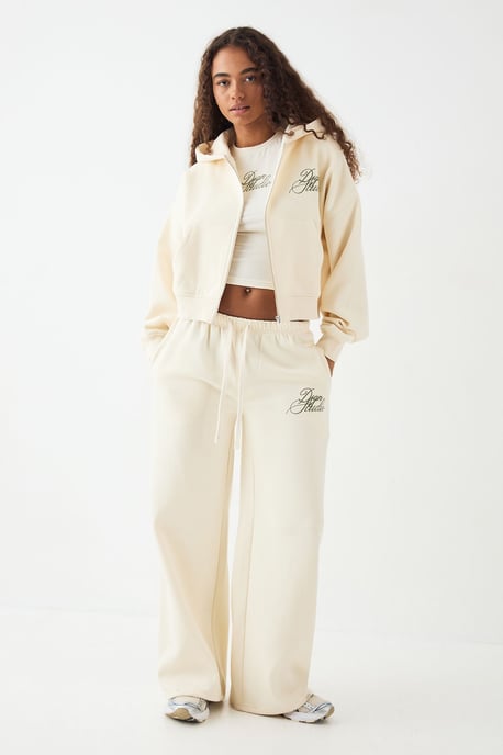 DSGN Studio Script Boxy Zip Through Hoodie - Image 3