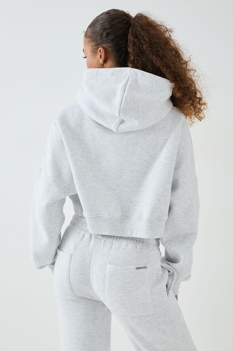 DSGN Studio Boxy Crop Zip Through Hoodie - Image 2