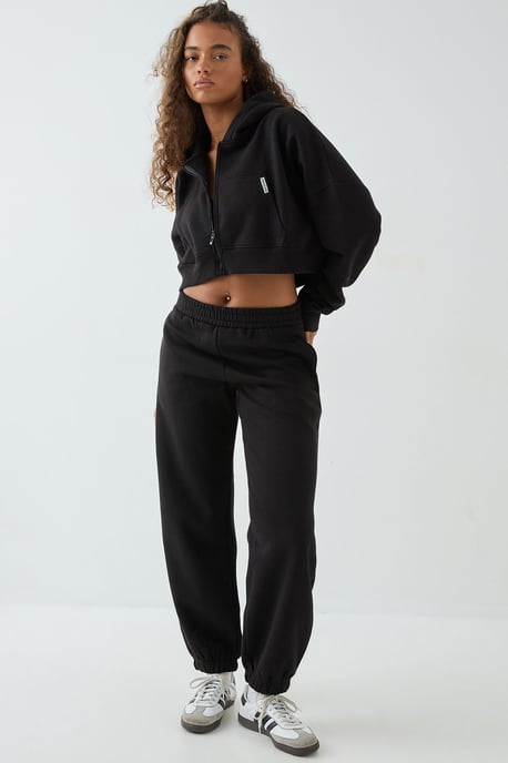 DSGN Studio Boxy Crop Zip Through Hoodie - Image 4