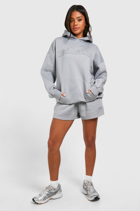 DSGN Studio Self Fabric Applique Oversized Hoodie - Image 5