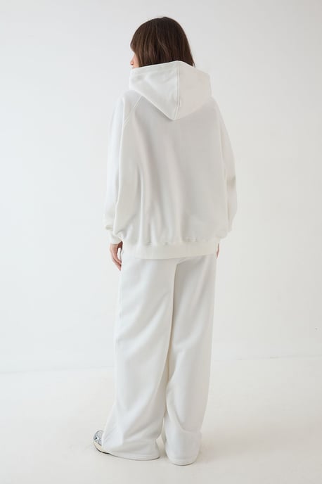 DSGN Studio Collegiate Printed Raglan Seam Oversized Hoodie - Image 2