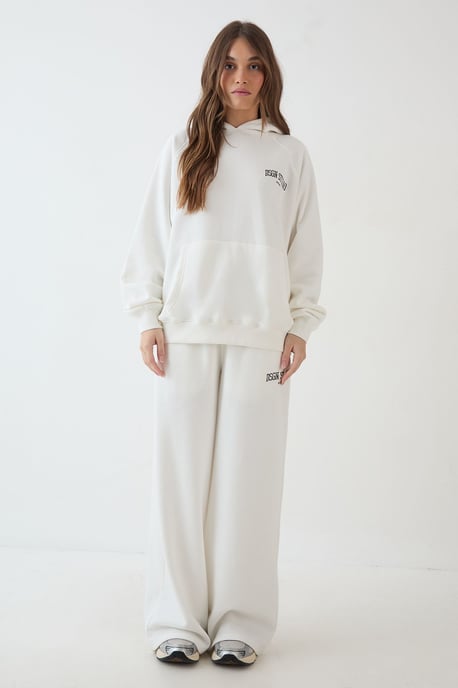 DSGN Studio Collegiate Printed Raglan Seam Oversized Hoodie - Image 5