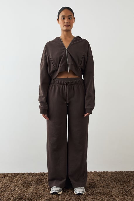 DSGN Studio Premium Heavyweight Washed Boxy Zip Through Hoodie - Image 5