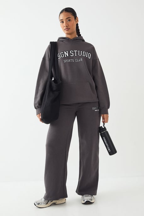 DSGN Studio Applique Oversized Hoodie - Image 3