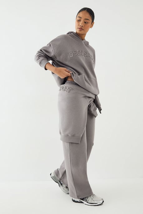 DSGN Studio Self Fabric Applique Oversized Hoodie - Image 3