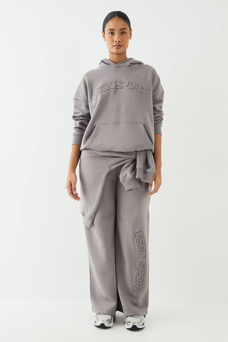 DSGN Studio Self Fabric Applique Oversized Hoodie - Image 5