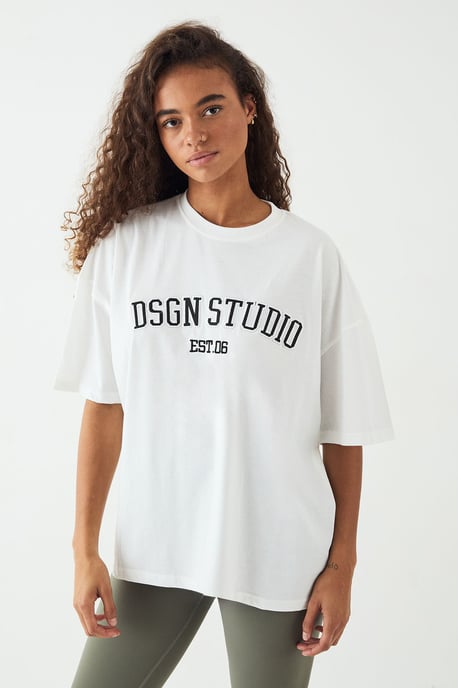 DSGN Studio Applique Oversized T-shirt - Image 3