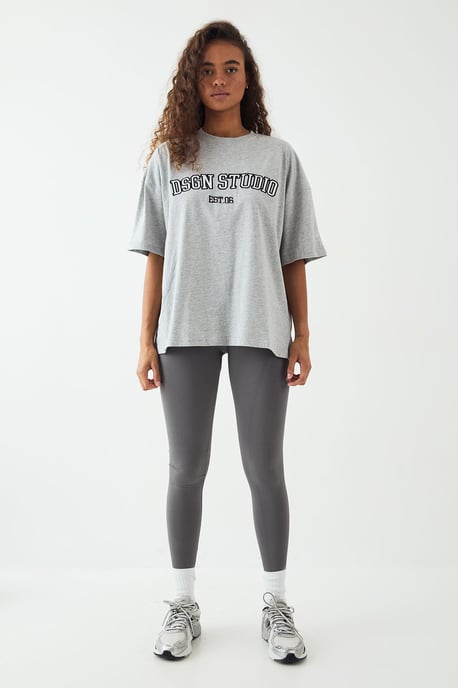 DSGN Studio Applique Oversized T-shirt - Image 5