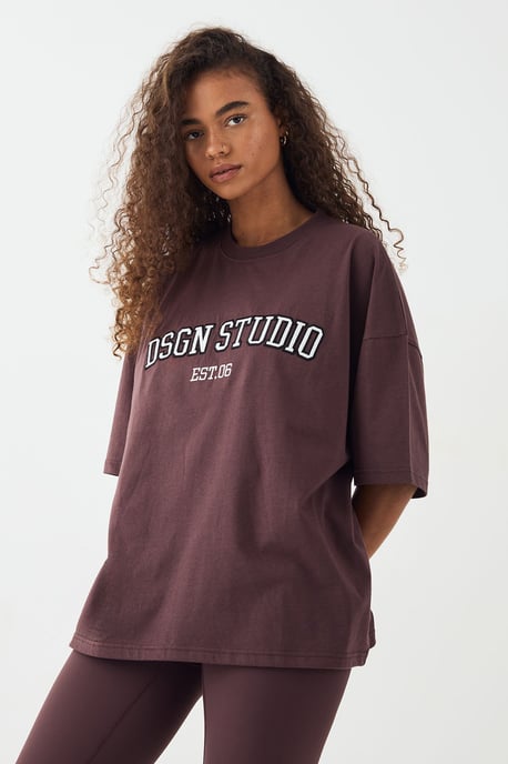 DSGN Studio Applique Oversized T-shirt - Image 3