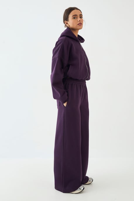 DSGN Studio Towelling Applique Straight Leg Jogger - Image 3
