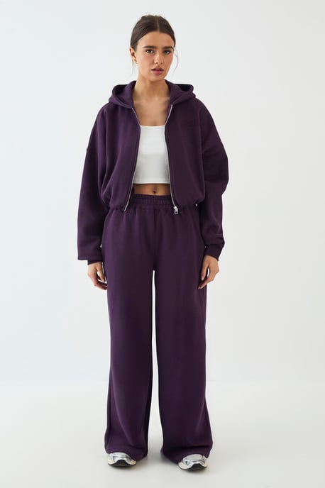 DSGN Studio Towelling Applique Straight Leg Jogger - Image 5