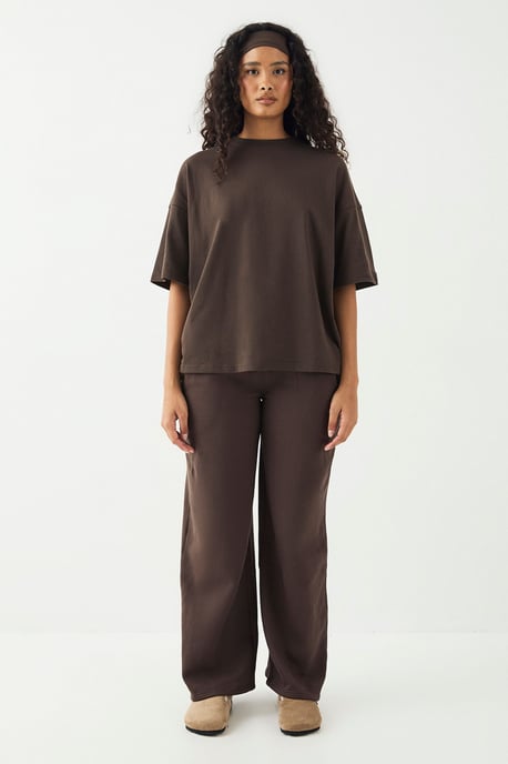 DSGN Studio Deep Waistband Wide Leg Jogger - Image 5