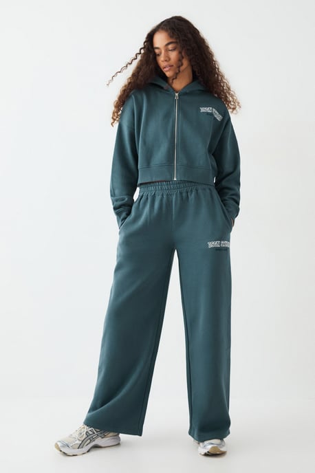 DSGN Studio Boxy Crop Zip Through Hoodie - Image 3