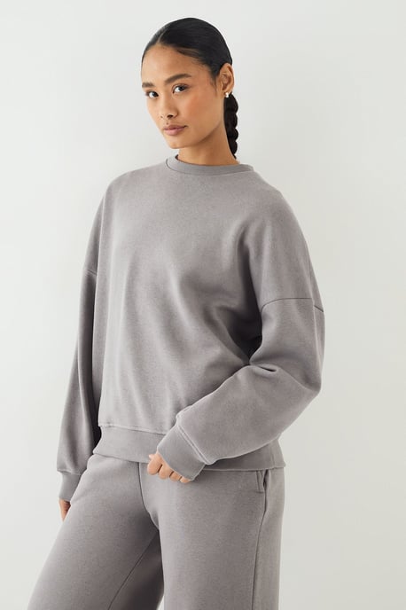DSGN Studio Self Fabric Applique Oversized Sweatshirt - Image 2