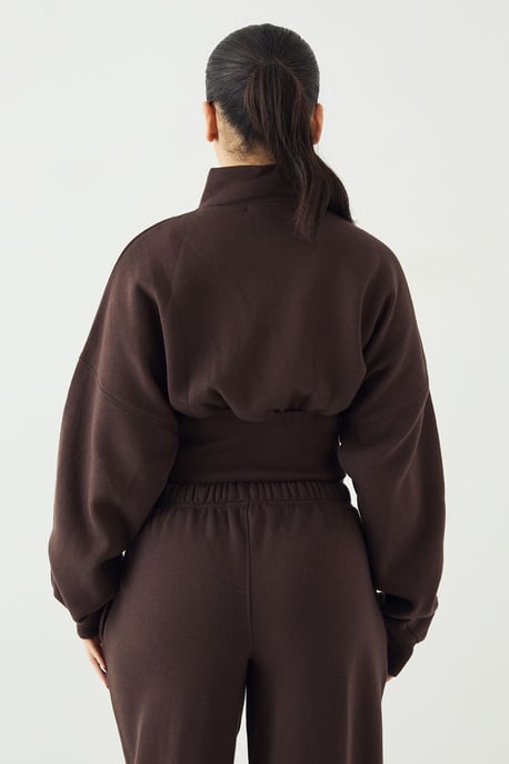 DSGN Studio Sport Training Club Cinched Waist Collar Sweatshirt - Image 2
