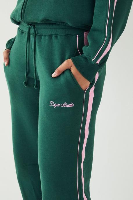 DSGN Studio Embroidered Side Stripe Straight Leg Jogger - Image 4