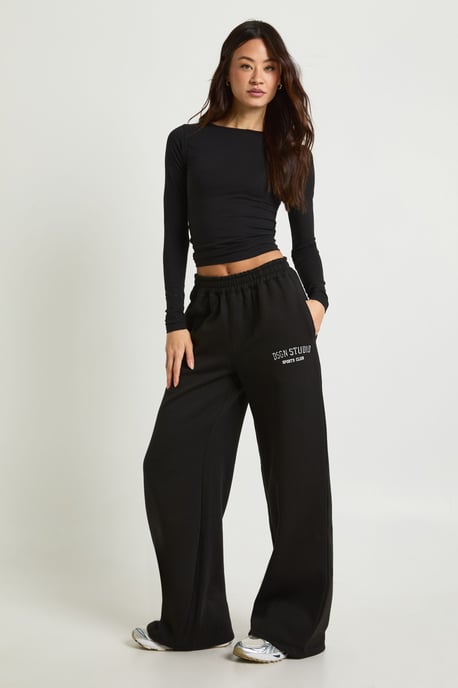 Tall DSGN Studio Applique Straight Leg Jogger - Image 3