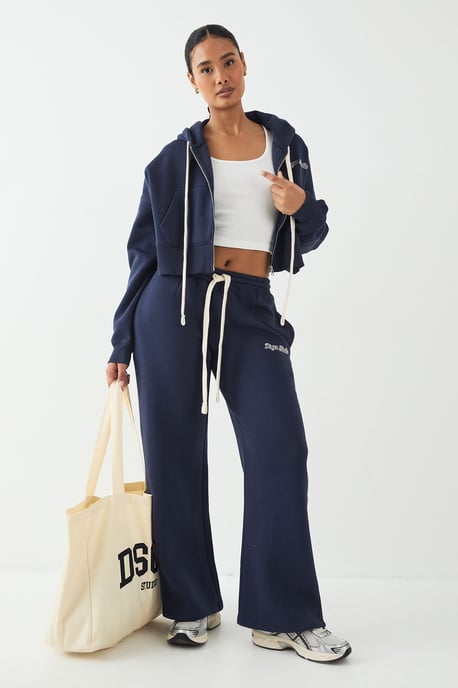 DSGN Studio Contrast Drawcord Straight Leg Jogger - Image 1