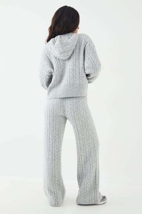 DSGN Studio Cable Knit Straight Leg Trouser - Image 2