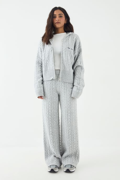 DSGN Studio Cable Knit Straight Leg Trouser - Image 5