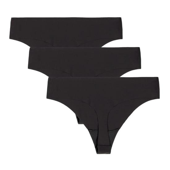Under Armour Ua Pure Stretch No Show Thong -Solid 3Pk String - Image 2