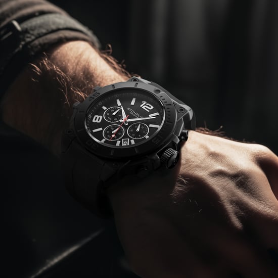 Stührling Spectra 4054 Japanese Quartz Chronograph 50mm - Image 5