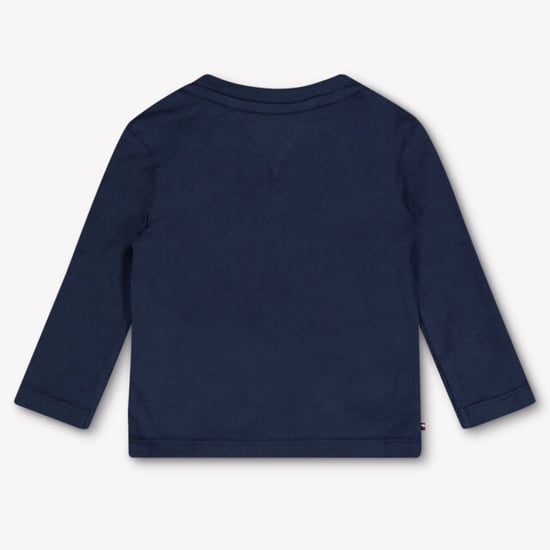 Tommy Hilfiger Baby unisex t-shirt in - Image 3