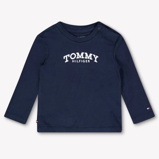 Tommy Hilfiger Baby unisex t-shirt in - Image 4