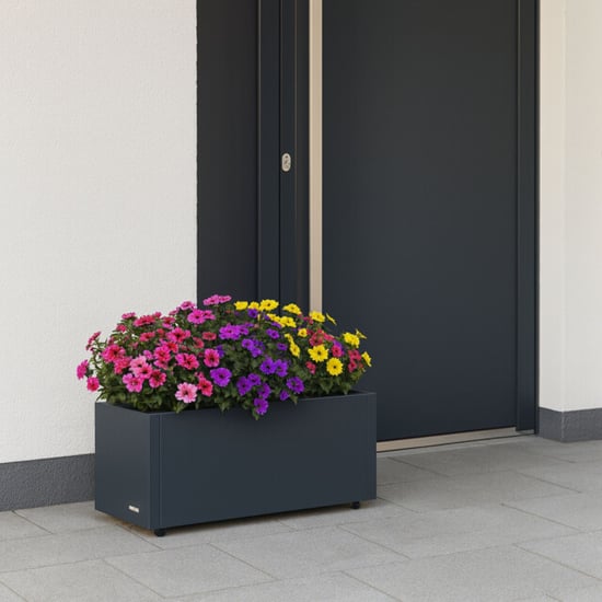 Herstera Garden Balcony m plantenbak staal 80x25x25 cm - - Image 5