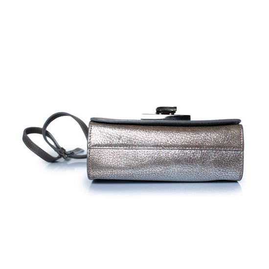 Jimmy Choo, Rebel crossbody silver leather bag - Image 6