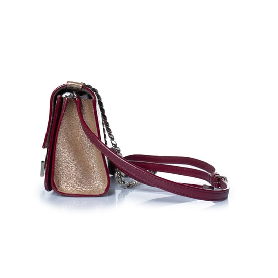 Jimmy Choo, Rebel crossbody rose leather bag - Image 4