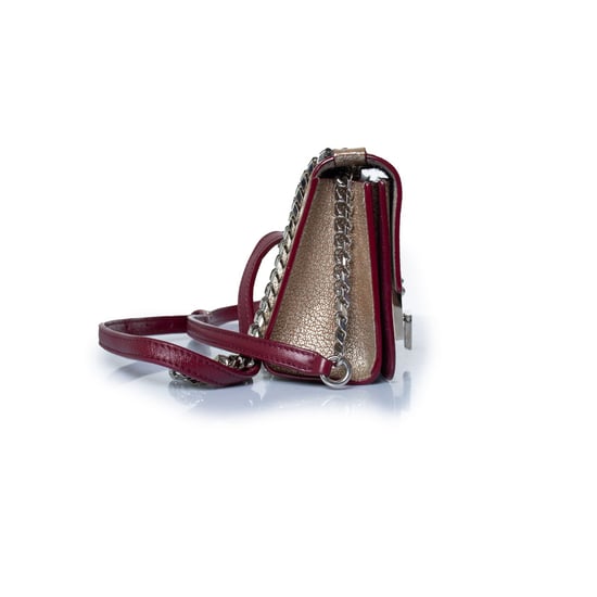 Jimmy Choo, Rebel crossbody rose leather bag - Image 5